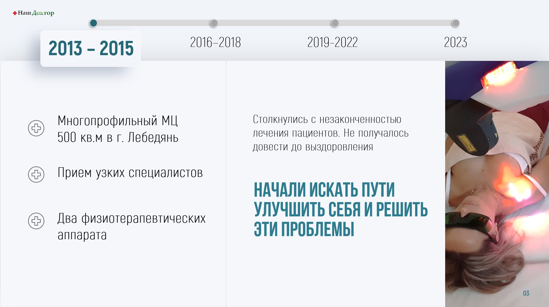 История развития